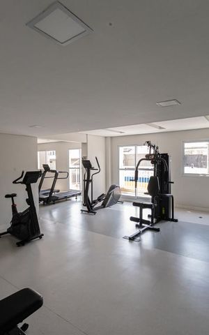 Apartamento à venda com 34m², 1 quarto e sem vaga Apartamento à venda com 34m², 1 quarto e sem vagaÁrea comum - Academia