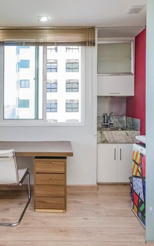 Studio para alugar com 45m², 1 quarto e 1 vagaSala