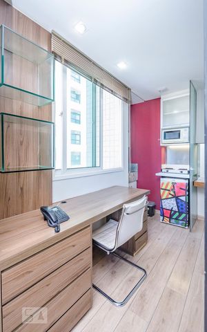 Studio para alugar com 45m², 1 quarto e 1 vagaQuarto