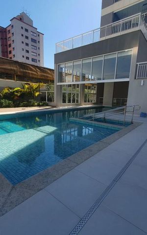 Apartamento à venda com 60m², 1 quarto e 1 vaga Apartamento à venda com 60m², 1 quarto e 1 vagaÁrea comum - Piscina