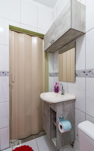 Casa para alugar com 125m², 2 quartos e 2 vagasBanheiro quarto 2 suíte