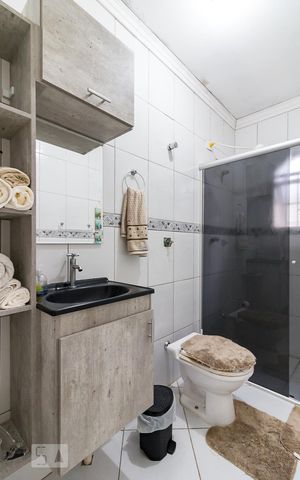 Casa para alugar com 125m², 2 quartos e 2 vagasBanheiro social