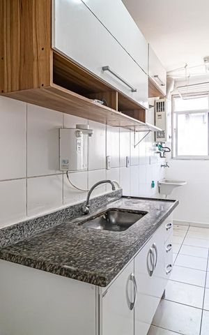Apartamento à venda com 60m², 2 quartos e 1 vaga Apartamento à venda com 60m², 2 quartos e 1 vagaCozinha e Área de Serviço