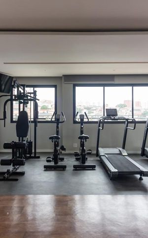 Apartamento para alugar com 40m², 1 quarto e 1 vaga Apartamento para alugar com 40m², 1 quarto e 1 vagaAcademia