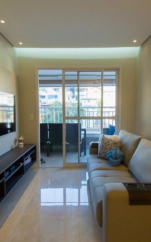Apartamento à venda com 63m², 2 quartos e 1 vagaSala