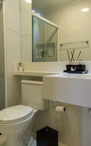 Apartamento à venda com 63m², 2 quartos e 1 vagaBanheiro 