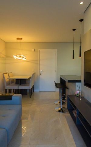 Apartamento à venda com 63m², 2 quartos e 1 vagaSala