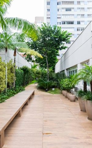 Studio à venda com 38m², 1 quarto e 1 vagaÁrea comum - Área externa