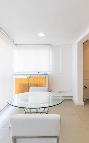 Studio à venda com 38m², 1 quarto e 1 vagaVaranda