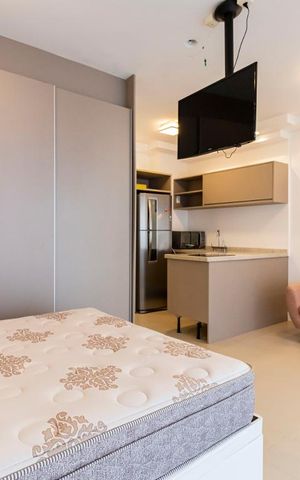 Studio à venda com 38m², 1 quarto e 1 vagaStudio
