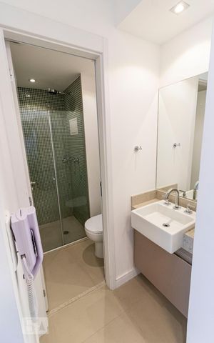 Studio à venda com 38m², 1 quarto e 1 vagaBanheiro