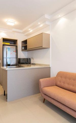Studio à venda com 38m², 1 quarto e 1 vagaStudio