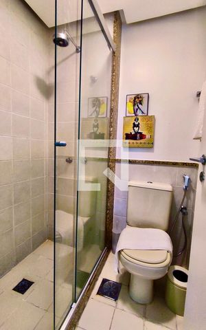 Apartamento para alugar com 45m², 1 quarto e 1 vaga Apartamento para alugar com 45m², 1 quarto e 1 vagaBanheiro social