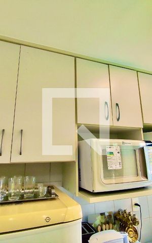 Apartamento para alugar com 45m², 1 quarto e 1 vaga Apartamento para alugar com 45m², 1 quarto e 1 vagaCozinha americana