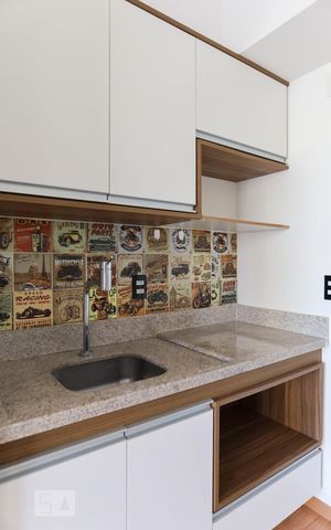 Studio à venda com 22m², 1 quarto e sem vagaCozinha