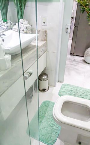 Studio à venda com 43m², 1 quarto e sem vaga Studio à venda com 43m², 1 quarto e sem vagaBanheiro