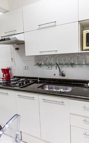 Studio à venda com 43m², 1 quarto e sem vaga Studio à venda com 43m², 1 quarto e sem vagaCozinha