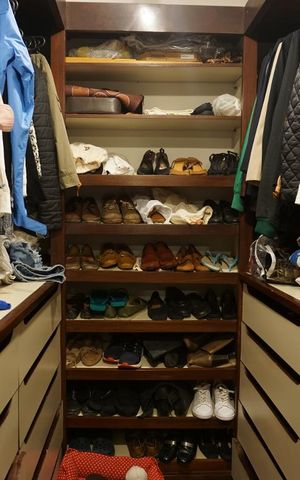Casa de condomínio para alugar com 260m², 5 quartos e 2 vagasCloset da suíte 2