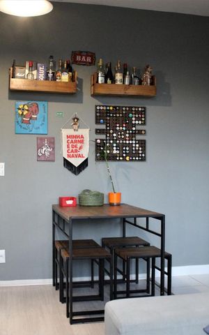 Apartamento à venda com 33m², 1 quarto e sem vagaSala