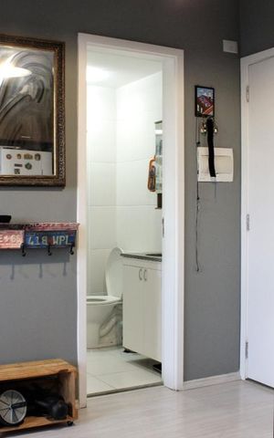 Apartamento à venda com 33m², 1 quarto e sem vagaSala