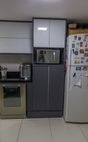 Apartamento à venda com 110m², 3 quartos e 2 vagasCozinha e Área de Serviço