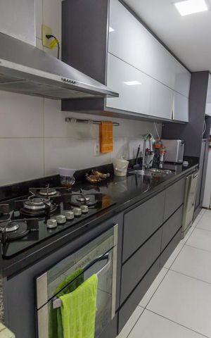 Apartamento à venda com 110m², 3 quartos e 2 vagasCozinha e Área de Serviço