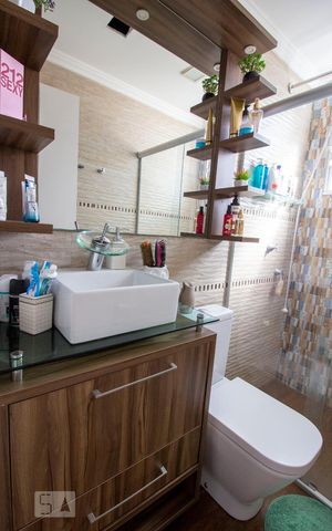 Apartamento para alugar com 52m², 2 quartos e 1 vagaBanheiro - Torneira