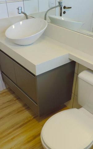 Apartamento para alugar com 76m², 2 quartos e 1 vagaBanheiro - Torneira
