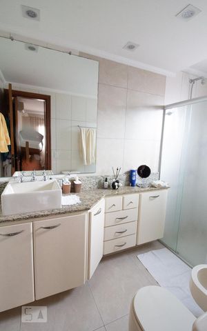 Apartamento para alugar com 155m², 3 quartos e 3 vagasBanheiro da Suíte 1