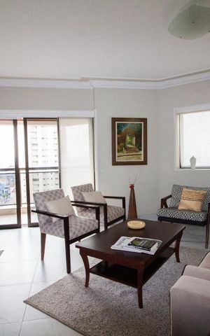 Apartamento para alugar com 155m², 3 quartos e 3 vagasSala