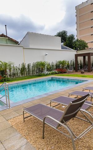 Studio para alugar com 46m², 1 quarto e 1 vaga Studio para alugar com 46m², 1 quarto e 1 vagaÁrea comum - Piscina