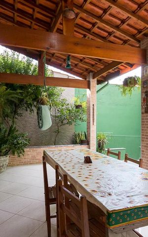 Casa à venda com 205m², 3 quartos e 3 vagasÁrea da churrasqueira