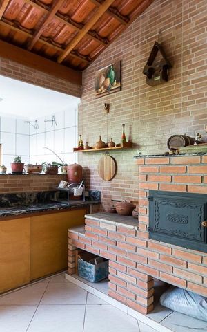 Casa à venda com 205m², 3 quartos e 3 vagasÁrea da churrasqueira