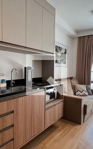 Studio para alugar com 33m², 1 quarto e 1 vaga Studio para alugar com 33m², 1 quarto e 1 vagaCozinha