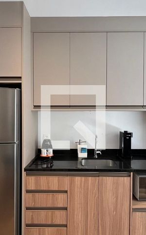 Studio para alugar com 33m², 1 quarto e 1 vaga Studio para alugar com 33m², 1 quarto e 1 vagaCozinha