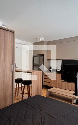 Studio para alugar com 33m², 1 quarto e 1 vaga Studio para alugar com 33m², 1 quarto e 1 vagaQuarto