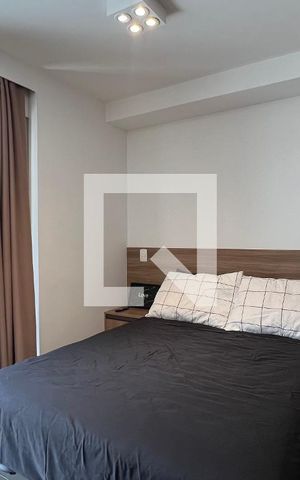 Studio para alugar com 33m², 1 quarto e 1 vaga Studio para alugar com 33m², 1 quarto e 1 vagaQuarto