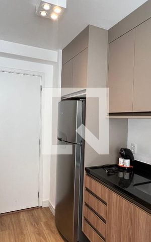 Studio para alugar com 33m², 1 quarto e 1 vaga Studio para alugar com 33m², 1 quarto e 1 vagaCozinha