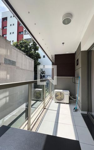 Studio para alugar com 33m², 1 quarto e 1 vaga Studio para alugar com 33m², 1 quarto e 1 vagaSacada
