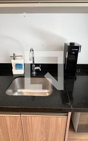 Studio para alugar com 33m², 1 quarto e 1 vaga Studio para alugar com 33m², 1 quarto e 1 vagaCozinha