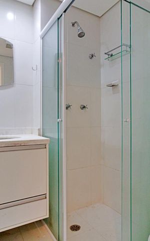 Apartamento à venda com 65m², 1 quarto e 1 vaga Apartamento à venda com 65m², 1 quarto e 1 vagaBanheiro