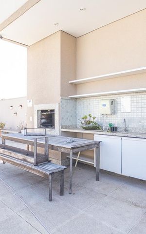 Apartamento para alugar com 34m², 1 quarto e sem vagaÁrea comum - Churrasqueira Cobertura