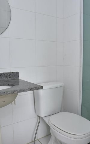 Apartamento à venda com 55m², 2 quartos e 1 vagaBanheiro Social