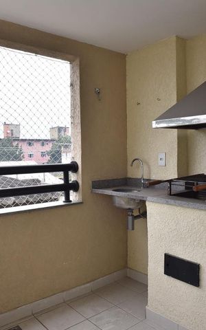 Apartamento à venda com 55m², 2 quartos e 1 vagaVaranda