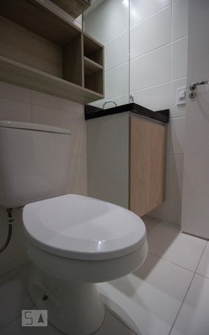 Apartamento para alugar com 30m², 1 quarto e sem vaga Apartamento para alugar com 30m², 1 quarto e sem vagaDetalhe Banheiro