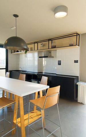 Studio à venda com 16m², 1 quarto e sem vagaÁrea comum - Cozinha 