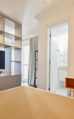 Studio à venda com 52m², 1 quarto e 1 vagasuíte