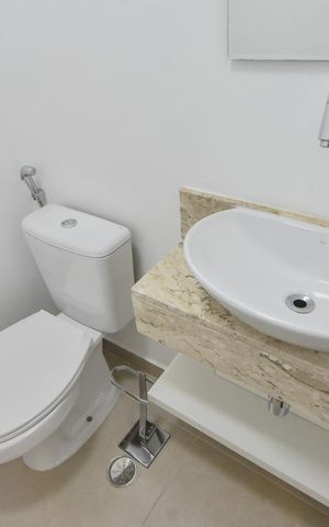 Studio à venda com 52m², 1 quarto e 1 vagaLavabo
