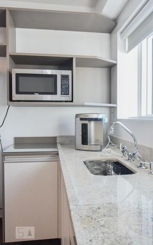 Studio à venda com 52m², 1 quarto e 1 vagaCozinha