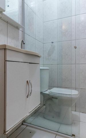 Casa para alugar com 60m², 2 quartos e 1 vaga Casa para alugar com 60m², 2 quartos e 1 vagaBanheiro da Suíte